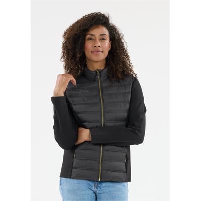 Outdoorjacke WHISTLER "Persle", Damen, Gr. 40, schwarz, anthrazit, 100% Polyamid, unifarben, normal, ohne Ausschnitt, Jacken Outdoorjacke, in atmungsaktiver Qualität