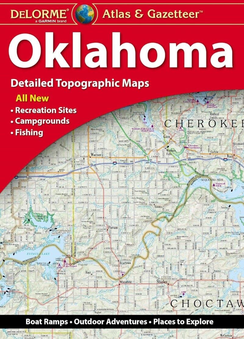 Atlas et répertoire géographique - Oklahoma   DeLorme