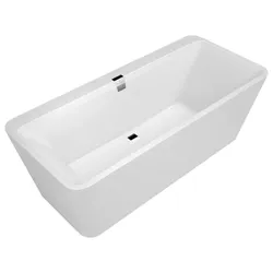 Villeroy & Boch Squaro Excellence Duo Badewanne UBQ180SQE9T2V01, 180 x 80 cm, freistehend