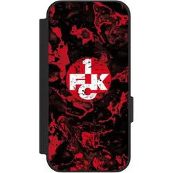 Nivocase Klapphülle für Google Pixel 10a Handyhülle aus Kunst Leder NIVOflip schwarz 1. FC Kaiserslautern (Google Pixel 10a), Smartphone Hülle, Schwarz