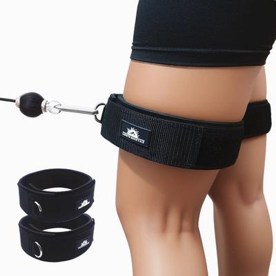 Market Central Adjustable Thigh Ankle Straps For Cable Machine Glute Kickback And Leg Training Adjustable Thigh Ankle Straps For Cable Machine Glute Kickback And Leg Training