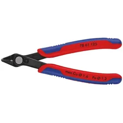 KNIPEX Electronic Super Knips® für Glasfaserkabel Lichtwellenleiter Brüniert