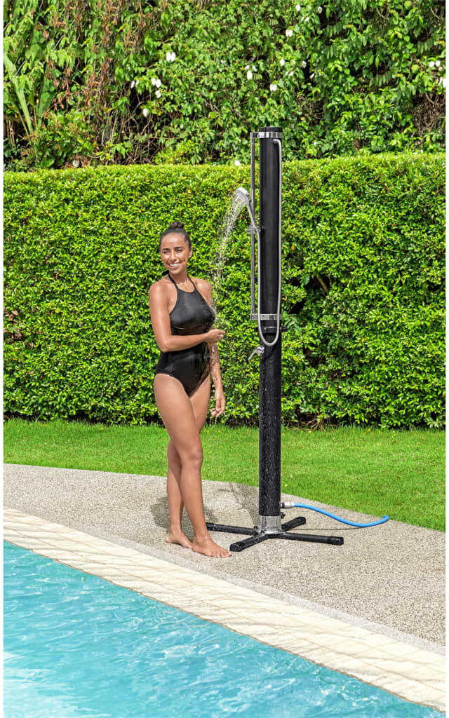 Bestway Douche d'extérieur Solar Flow Noir 20 L