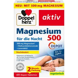 Doppelherz Magnesium 500 für die Nacht
