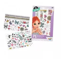 BUKI: Abwaschbares Glitzertattoo-Set für Mädchen – 75-teilig