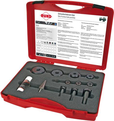 RUKO 109008 Blechlocher-Set
