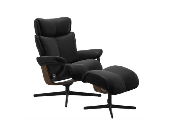 Stressless Magic M Cross Sessel wahlweise mit Hocker - Buche Hol