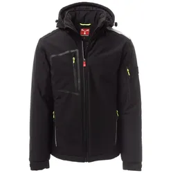 Payper Winter Softshelljacke Herren wasserdicht STREAM PAD Schwarz/Schwarz M