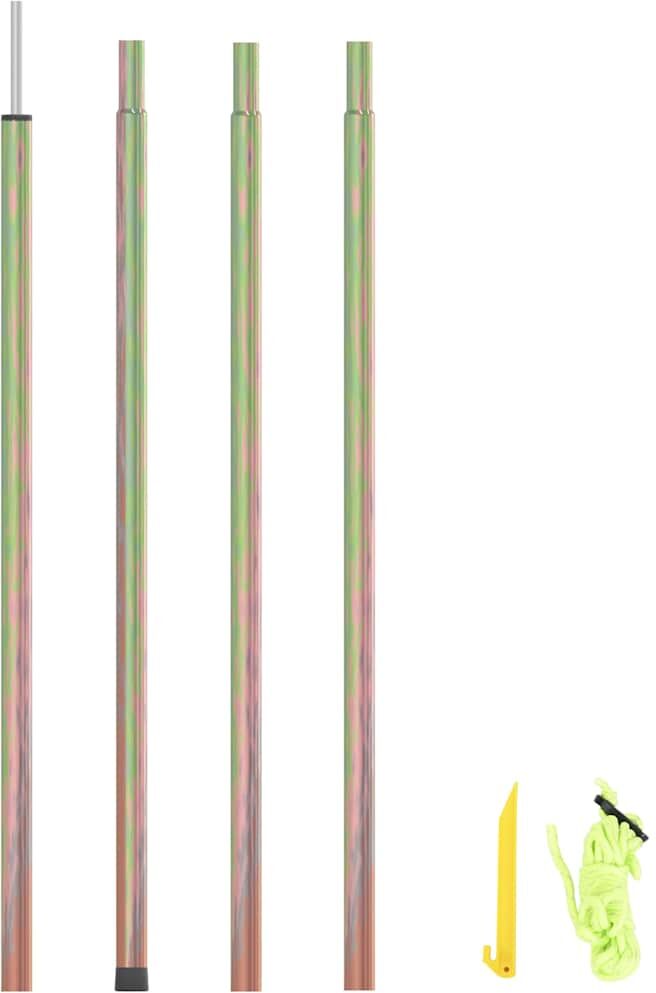 vidaXL Mât de parasol 200 cm Acier galvanisé