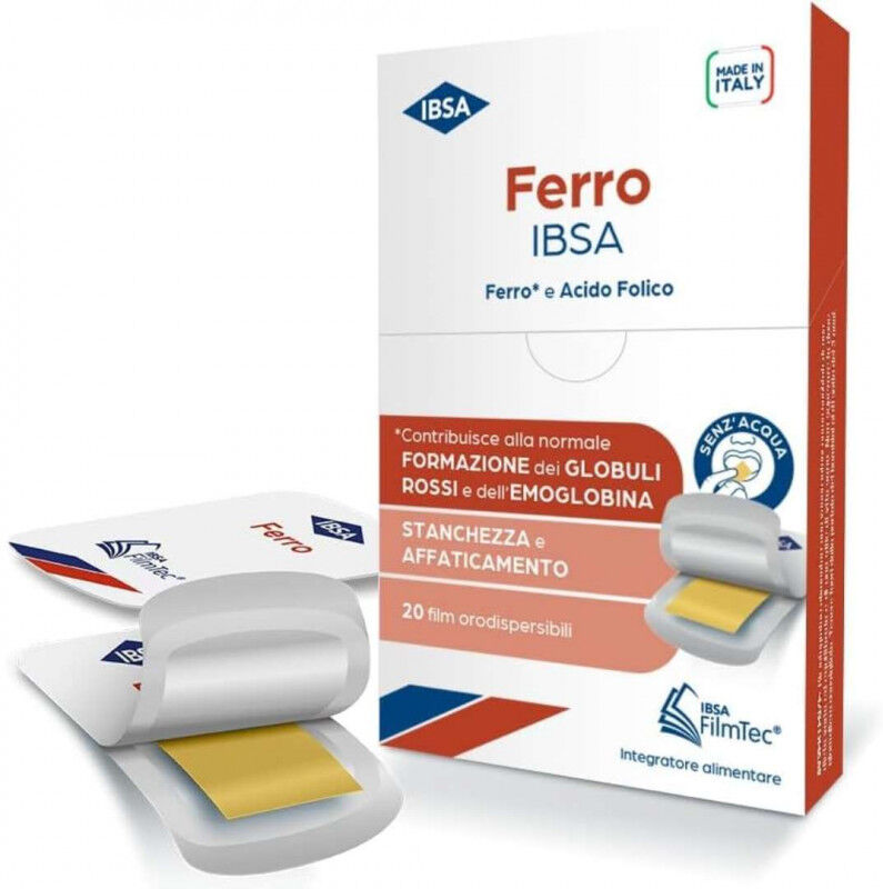 Ibsa Integratore Ferro Stanchezza Affaticamento Anemia Film 20pz