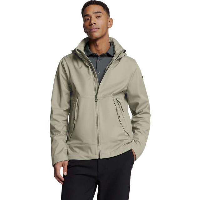 No Excess Jacket mid long hood detachable light army