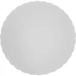 CROKUS Weiße, gewellte Ronden ø 35 cm (250 Einheiten)