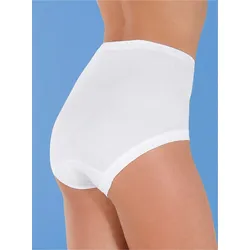 Taillenslip ESGE-ZAUBERSTAB, Damen, Gr. 46, 5 Stk., weiß, 100% Baumwolle, Unterhosen Taillenslip