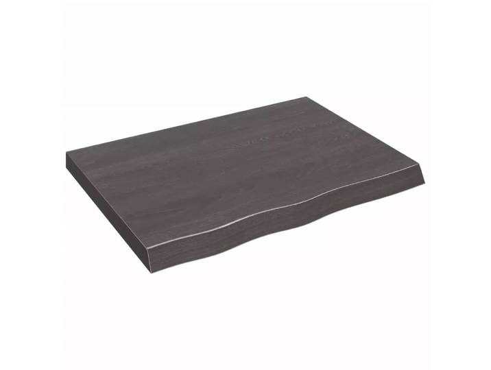 VidaXL - Waschtischplatte eichenholz, One Size, Grau