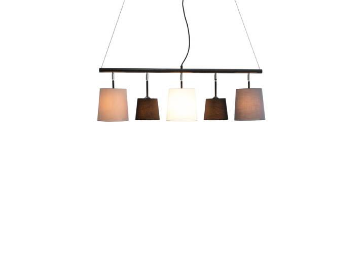 Design Hängelampe „Levels“ Leinen Multicolor Invicta Interiors