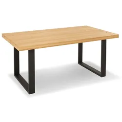 Elfo Esstisch Tim 200 x 100 cm Holz Braun Eiche