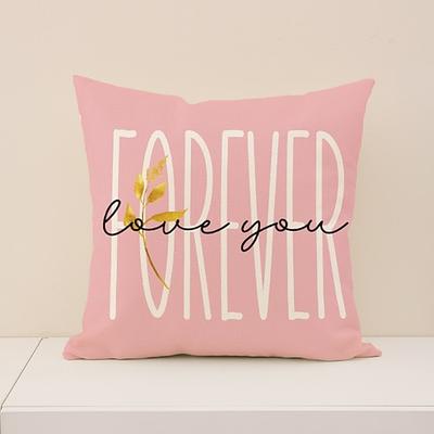 Valentinstag-Kissenbezug im nordischen Stil, bequem und vielseitig, dekoratives Kissen für Sofa und Wohnzimmer, perfekt für Valentinstagsdekoration und Entspannung.