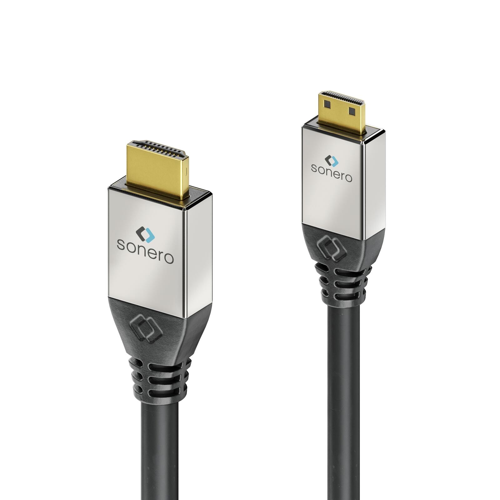 Sonero HDMI auf Mini HDMI Kabel 1,0m S-HC200-010