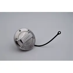 Audi Tankdeckel in Aluminiumoptik