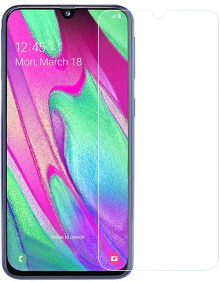 INCOVER Samsung Galaxy A40 Beskyttelsesglas - Case Friendly - Skærmbeskyttelse - Gennemsigtig