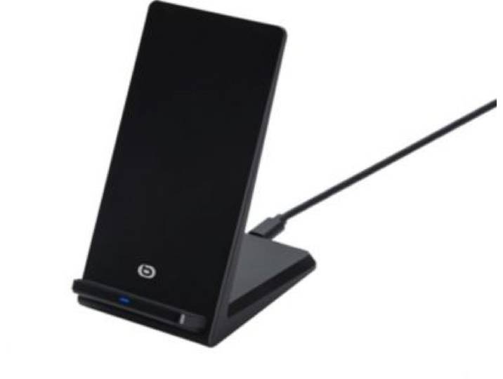 Essentielb - Chargeur Induction Sans Fil 10w Noir Stand