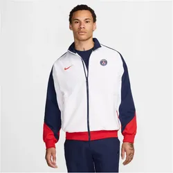 NIKE PSG Paris Saint-Germain Strike Dri-FIT Trainingsjacke Herren 100 - white/midnight navy/university red XL