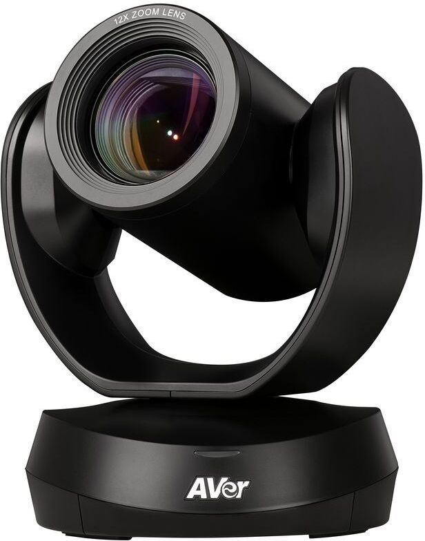 AVer VC520 Pro3 USB PTZ Conference Camera with Speakerphone, 1080p, 12x Zoom, Auto-Framing - Black