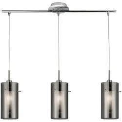 Decken Lampe Leuchte Chrom Flur Küche Büro Schlaf Ess Wohn Zimmer Beleuchtung