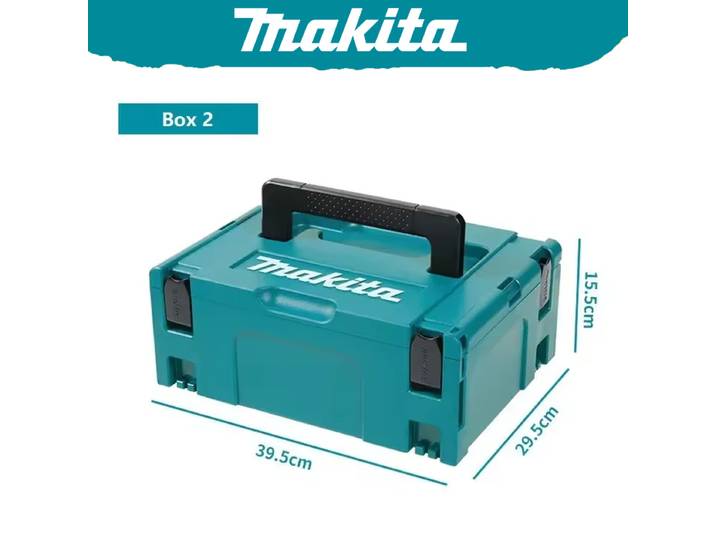 Makita 197211-7 Makpac boîtier imbriqué moyen empilable robuste Durable grande capacité boîte à outils de stockage 199853-3/821550-0