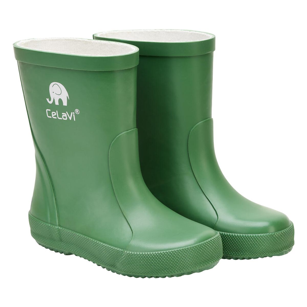 Celavi Basic Wellies -solid elm green (906) 19 1147-906-19