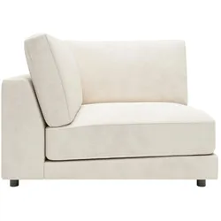 Jette Home Element Ecke in Feincord Modulsofa Sila ¦ weiß ¦ Maße (cm): B: 120 H: 85 T: 127.0