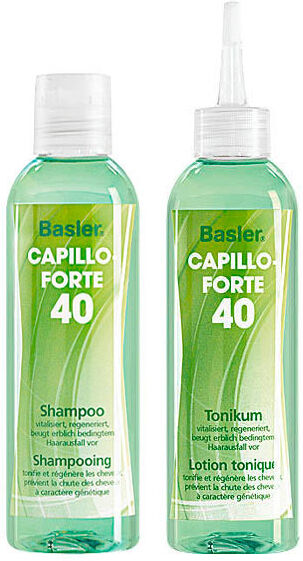 400ml basler Capilloforte 40 Anti-Aging / Pro Age HairCare Set (Shampoo 200ml + Tonikum 200ml)