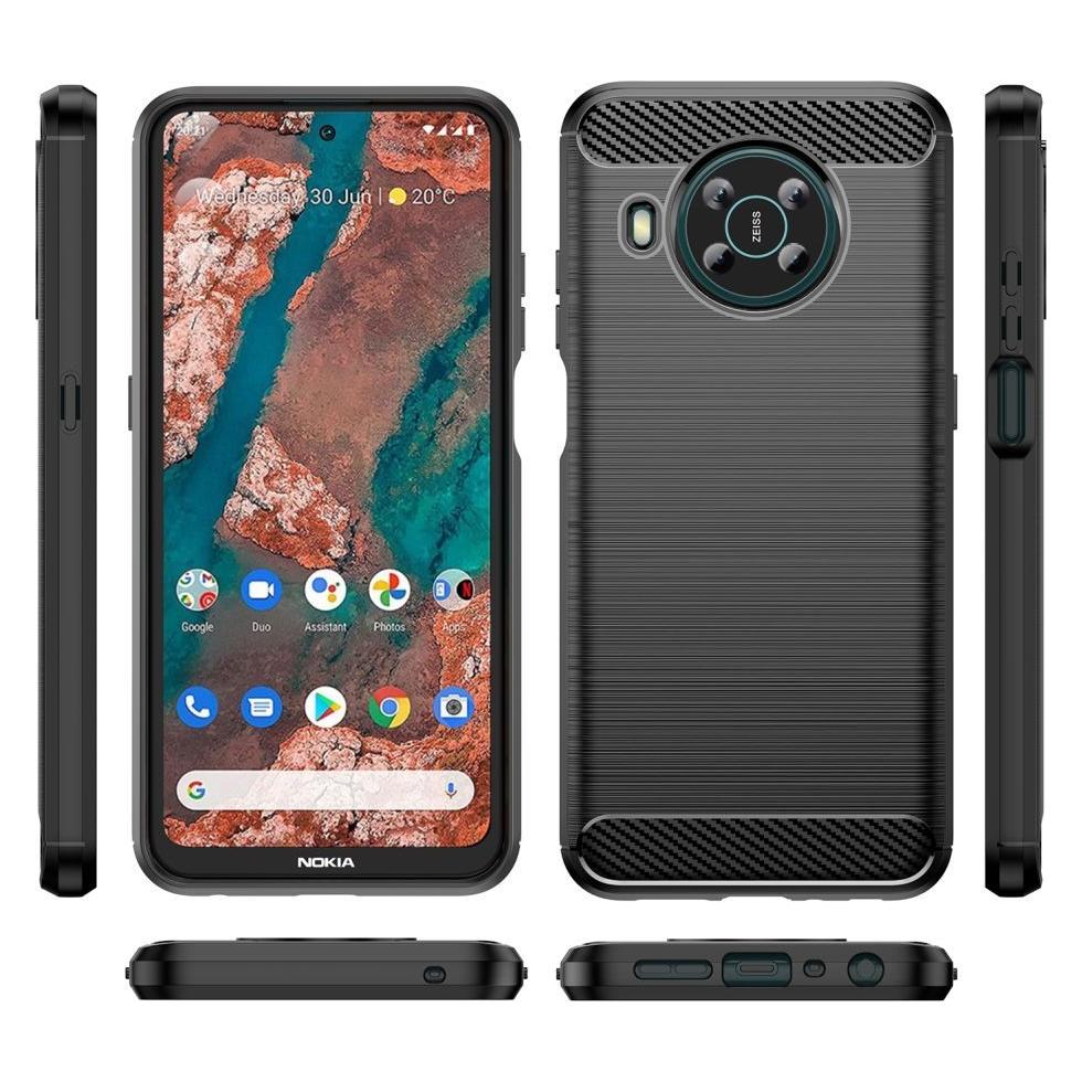 Hurtel Carbon Case Flexible Hülle für Nokia X100 schwarz (Nokia X100) (1404978613)