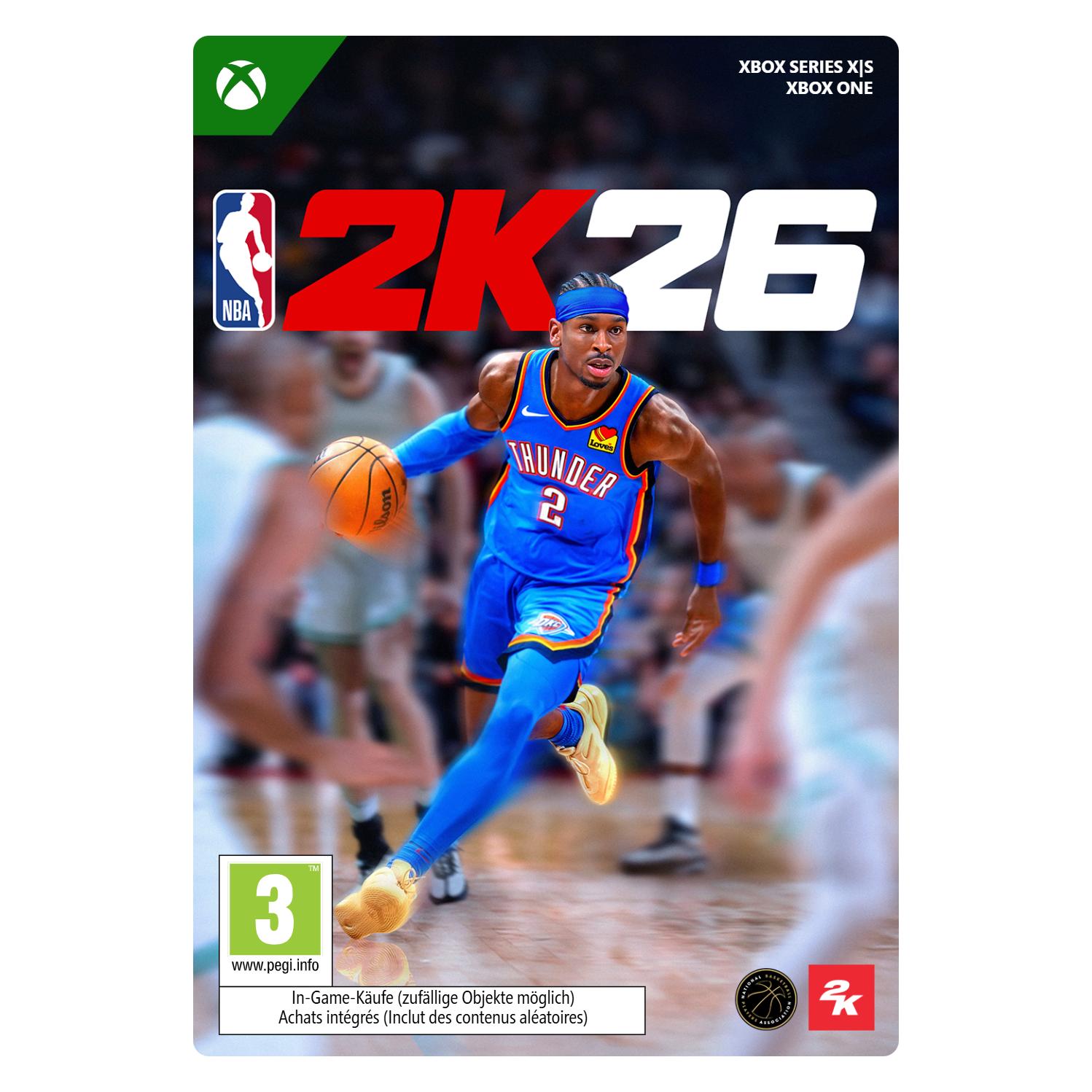 Microsoft Xbox NBA 2K26: Standard Edition Download Code (EP2-28993)