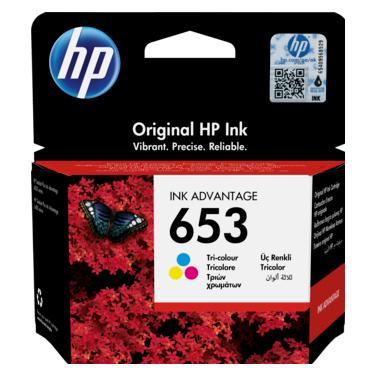 HP Ink No.653 Tri-color (3YM74AE) (BK) (3YM74AE)