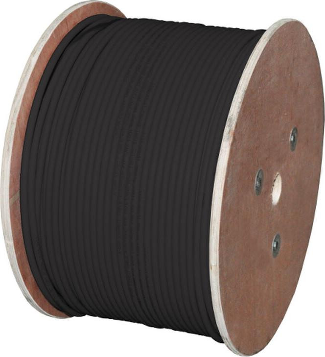 Alantec KIF5OUTZ305 Cat5e U/UTP netwerkkabel, zwart, 305 m