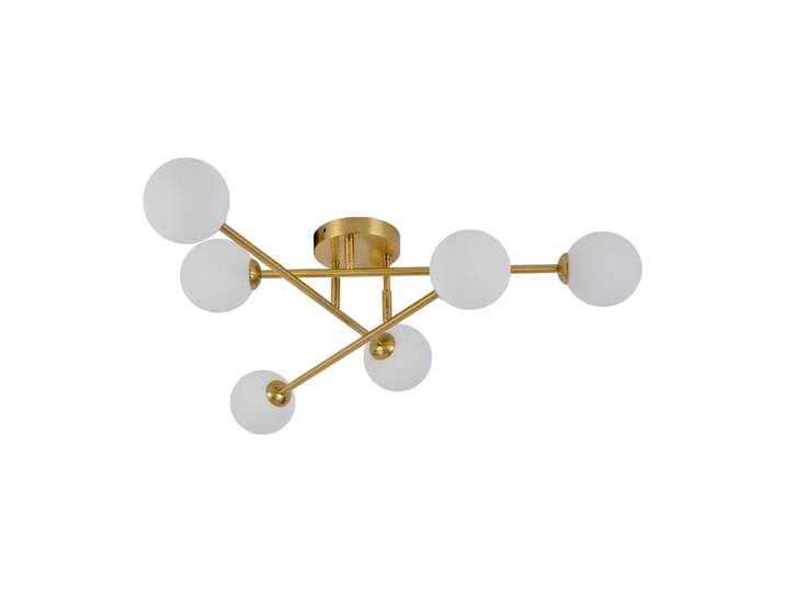 Hängeleuchte Dorado, Goldfarben, Metall, 65x20x60 cm, RoHS, Lampen & Leuchten, Innenbeleuchtung, Hängeleuchten, Pendelleuchten