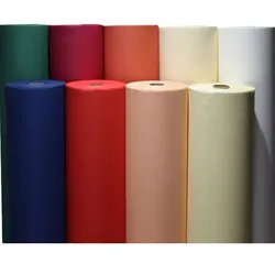 AIRLAID Zellstoffvlies Tischdeckenrolle 75 m x 120 cm weiß Tischdecke zum selber zuschneiden, 1 Rolle, 60 g/qm