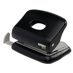 Rapid Eco 2 Löcher Locher Metall, Kunststoff 20 Blatt ECO Schwarz