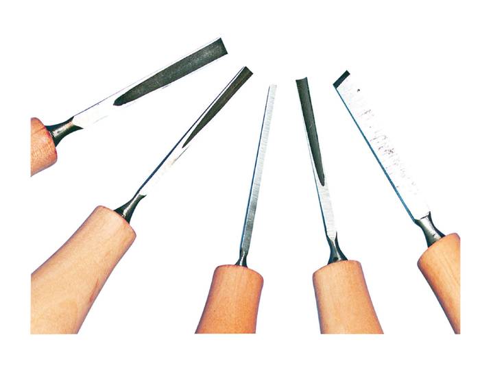 Rayher Schnitzwerkzeug-Set 14 cm 5 Sorten