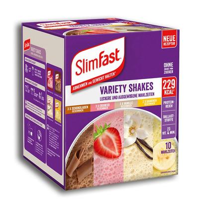 Slim Fast Pulver Probierpaket gemischt 368 g