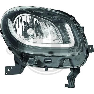 DIEDERICHS Hauptscheinwerfer HD Priority Parts 1607485 links für SMART