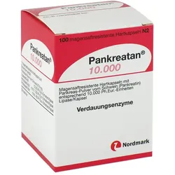 PANKREATAN 10.000 magensaftresistente Hartkapseln 100 St