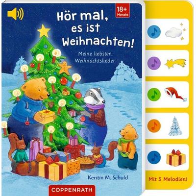 Hör mal, es ist Weihnachten! (Soundbuch), Gebundene Ausgabe von Kerstin M. Schuld,Thomas Göthel, Coppenrath Verlag GmbH & Co. KG, 978-3-649-67178-7