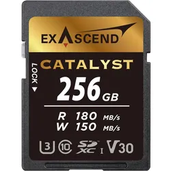 Exascend Catalyst UHS-I SD Card(V30) 256GB (ES117899) (256 GB, microSDXC, UHS-I), Speicherkarte