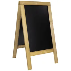 Securit® Kundenstopper "Nature" - Natur - Holz mit rustikaler Natur-Oberfläche - 70x135cm