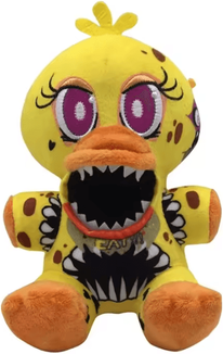 Uplift Curations Five Nights At Freddys FNAF Plush Toys Set Cute Game Plushies 7 Inch Freddy, Bonnie Bear, Foxy design 4