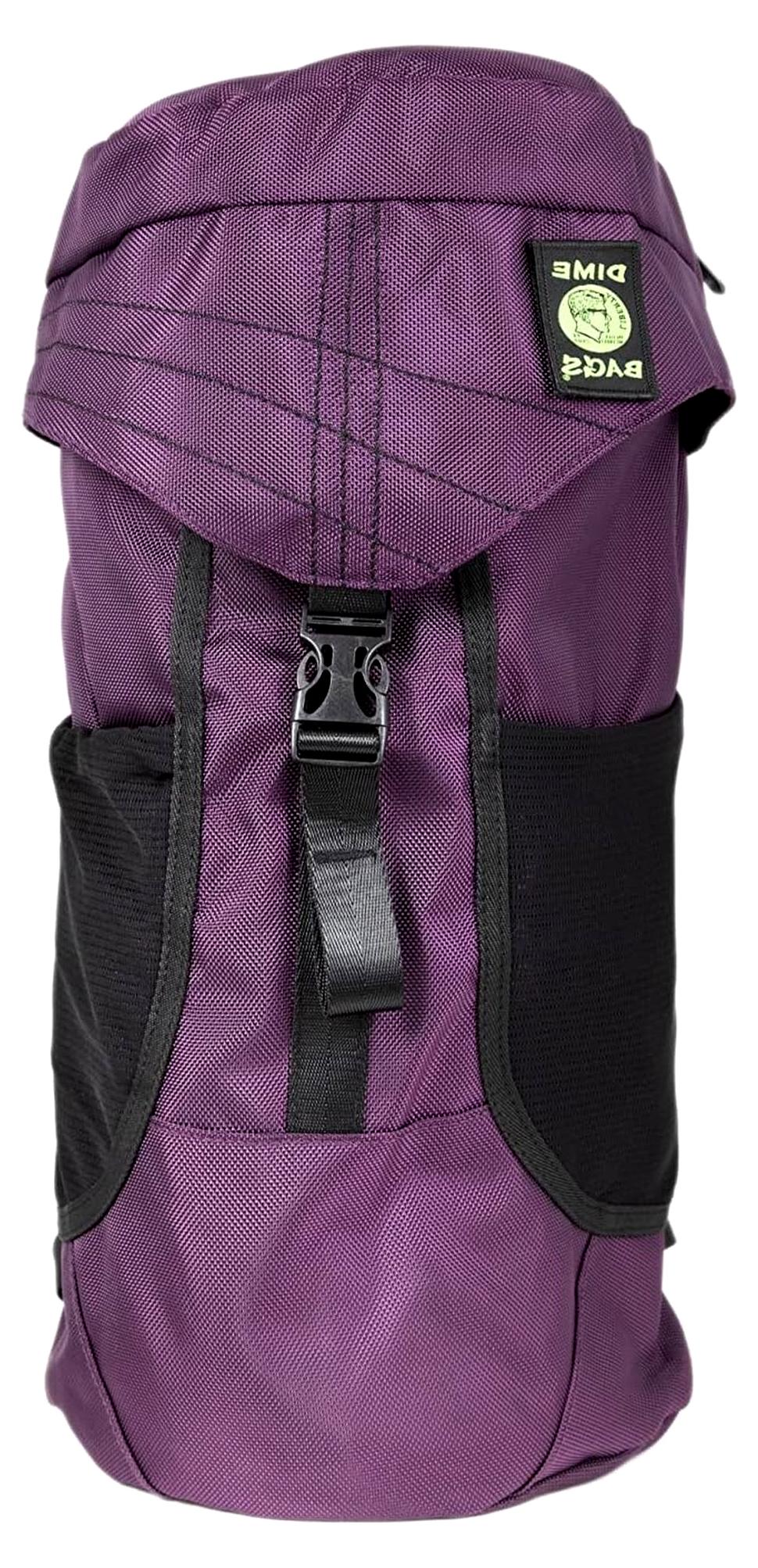 Gepolsterter Umwandlungsschlauch für Glasschutz | diskreter Rucksack aus Hanf (45,7 cm, Pflaume)