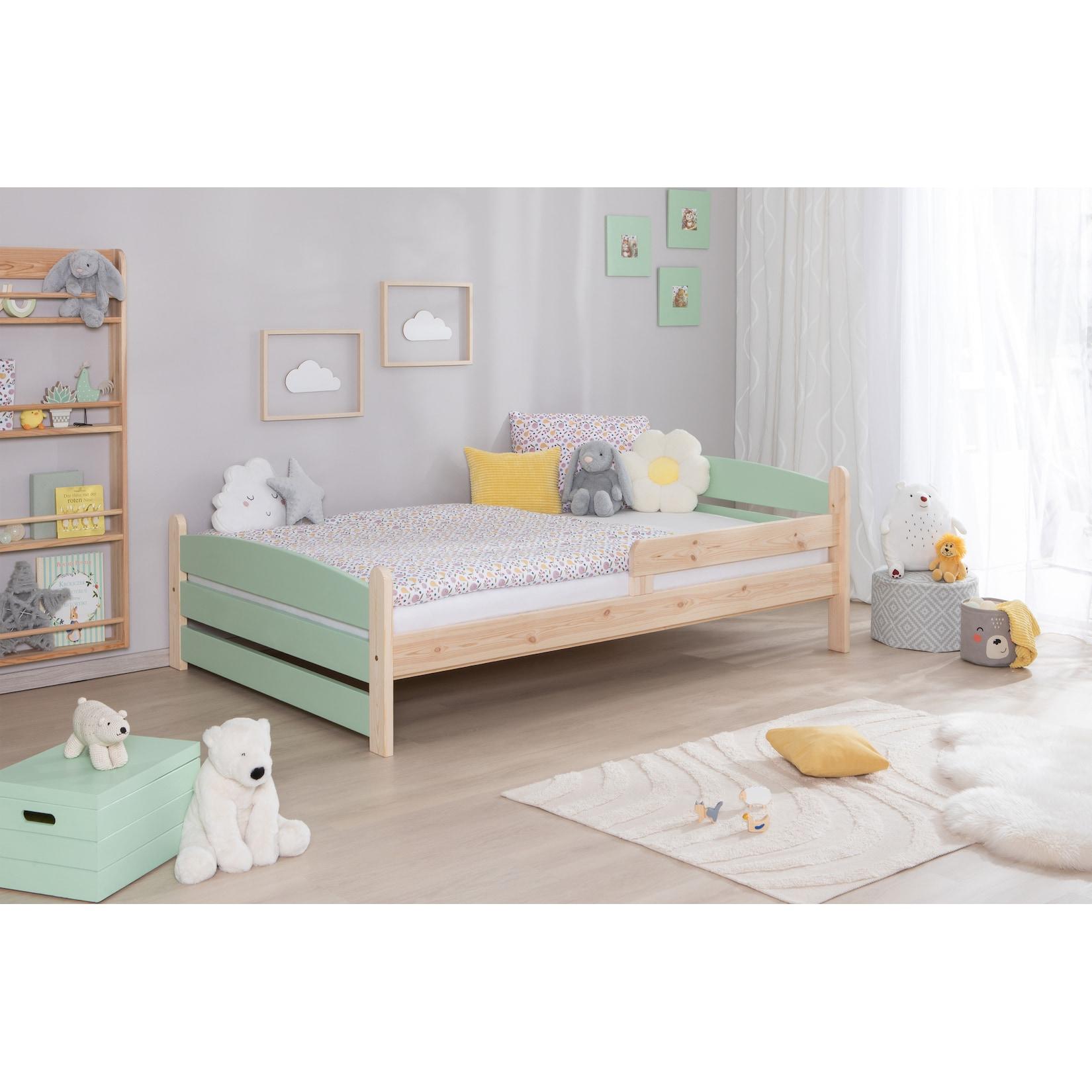 TiCAA Einzelbett „Mello“, Kinderbett, Jugendbett, Schlafzimmer, Kinderzimmer