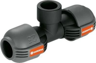 Gardena Verlegerohrverbinder T-Stück 25 mm x 3/4 Zoll Innengewinde